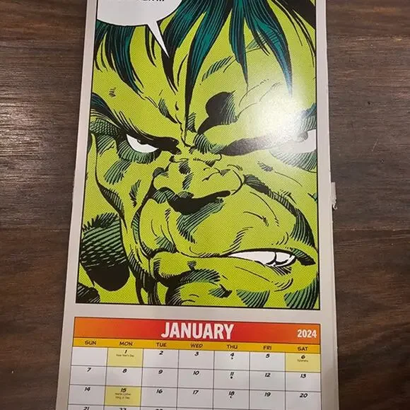 2024 Marvel Comics Mini Poster A-16 Month Calendar by Trends International - Picture 5 of 8